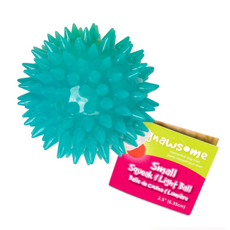 Gnawsome Squeak and Light Football,Multicolor,2.5",10010, 1 Count - Image 1